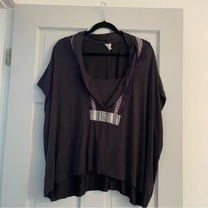 Anthropologie Relaxed V-Neck Tunic Top